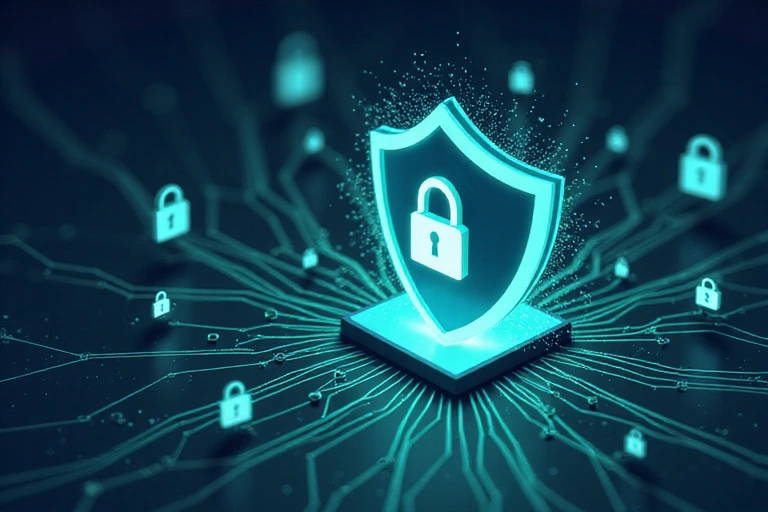 Digital privacy and data security concept